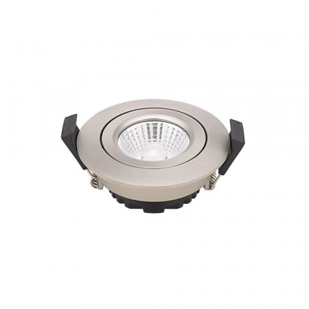 Sigor Einbauleuchte 68 Diled 6W 380lm 3000K stahl 36° dimmbar