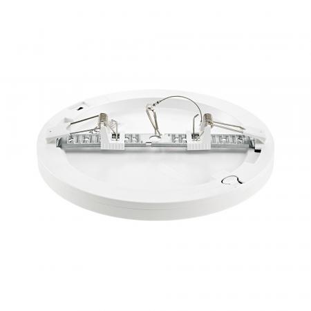 Variable LED-Deckenleuchte FLED ø22,5cm Ein-oder Aufbau umschaltbare Farbtemperatur Sigor
