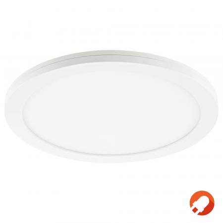 SIGOR FLED Downlight 30W 3100 lm 3000–5000K Warmweiß bis Kaltweiß 120° Ø330 mm weiß IP20 nicht dimmbar