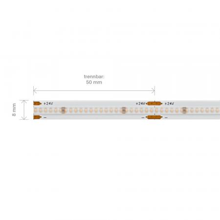 Sigor 14,4W/m CSP LED-Streifen 3000K 5m 480 LED/m IP20 24V 1330lm/m RA90
