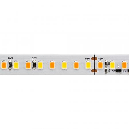 Sigor 10W/m Dim-To-Warm LED-Streifen 3000-1800K 5m 168LED/m IP20 24V 1104lm Ra90