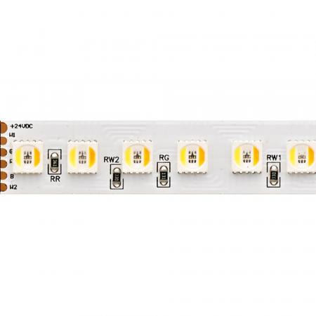 Sigor 32W/m RGB/TW LED-Streifen RGB/2300+6500K 5m 112 LED/m IP20 24V 2282lm RA80 WH