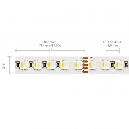 Sigor 14,4W/m LED-Streifen RGB 5m 120LED/m IP67 24V