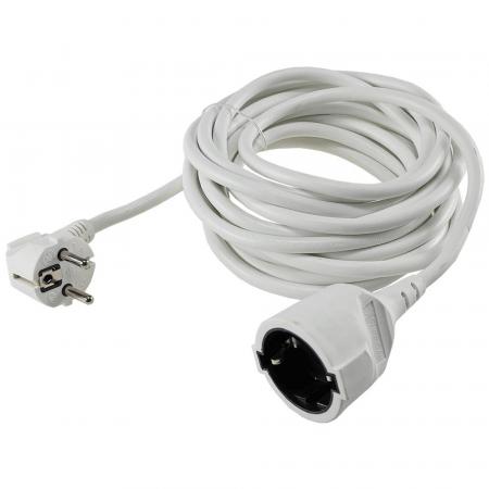  REV  ChiliTec Schutzkontakt-Verlängerung, 5m, weiß H05VV-F3G 1,5mm² 16A/250V