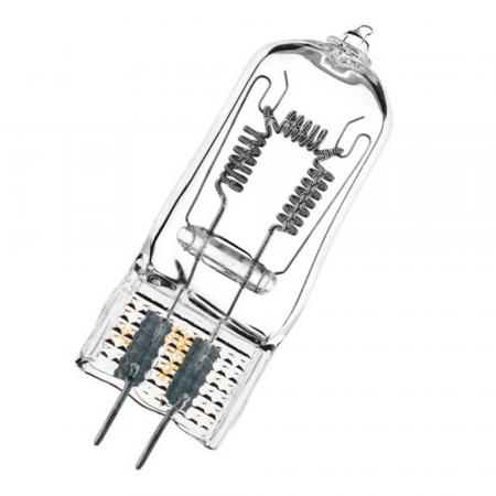 OSRAM 64575 Halogenlampe 1000W 230V GX6.35 – Studiolampe 3400K 33900lm für Film, TV & Bühne (RA100, dimmbar)