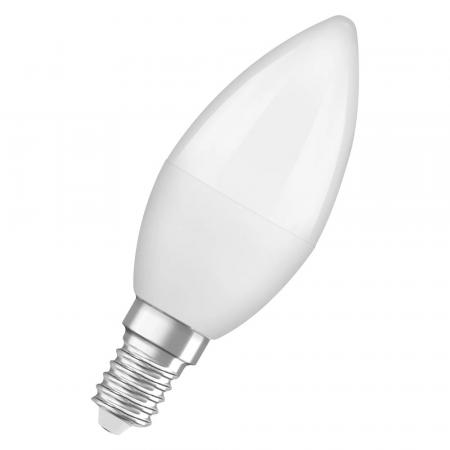 OSRAM E14 LED Kerzenlampe matt 5,5W wie 40W neutralweißes Licht