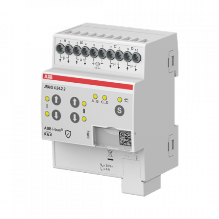ABB JRA/S4.24.2.2 Jalousieaktor 4-fach 24 V, manuelle Bedienung