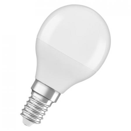 3er Pack OSRAM LED BASE E14 Lampe Tropfenform MATT 4,9W=40W warmweisses Licht