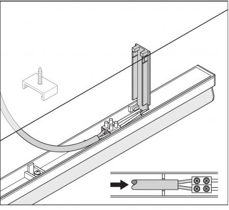 LEDVANCE LINEAR COMPACT BATTEN 1200 20W wie 1x36W 2000lm 3000K Warmweiß 1175mm IP20
