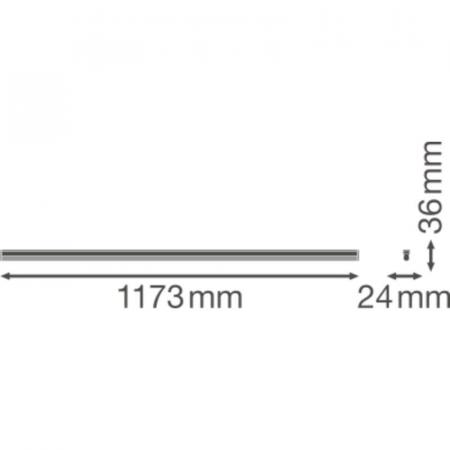 120 cm LEDVANCE  LED Lichtleiste LN COMP High Output 1200 20W 3000K warmweißes Licht