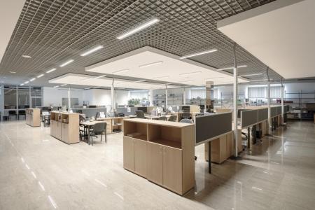 120cm LEDVANCE LINEAR IndiviLED® DIRECT 34 W 3000 K warmweiße LED-Büro- und Flurbeleuchtung