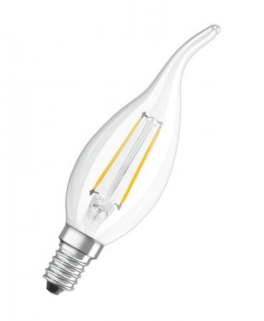 Aktion: Nur noch angezeigter Bestand verfügbar OSRAM LED Retrofit Classic BA 25 CL 2.8W 2700K E14 Kerze -