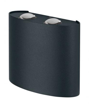 OSRAM ENDURA STYLE UPDOWN DECO II 11W LED-Außenwandleuchte Anthrazit, 3.000 K Warmweiß, 550 lm, IP44