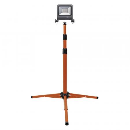 OSRAM LED WORKLIGHT 30W 840 4000K IP65 Floodlight mit Stativ grau/orange