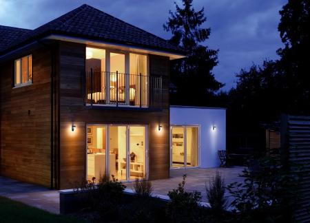 OSRAM ENDURA LED Wandsttrahler STYLE für den Außenbereich in Dunkelgrau