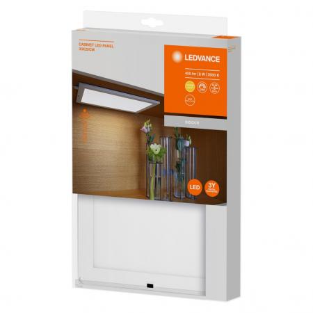 LEDVANCE Lichtleiste Cabinet LED Panel 300x200 Unterbauleuchte mit Sensor dimmbar
