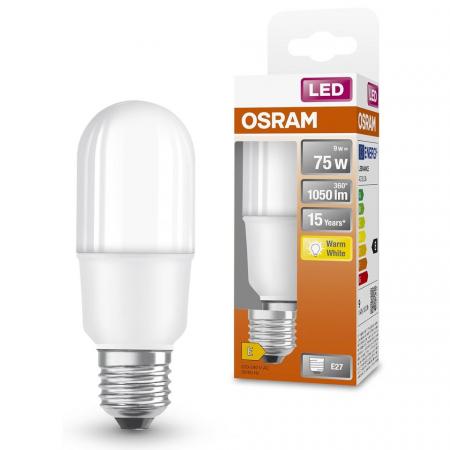 6er Sparset OSRAM E27 LED Lampe STAR leistungsstarker STICK Kolbenform 9,5W wie 75W warmweißes Licht