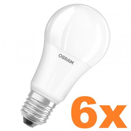 6er Sparset OSRAM E27  LED SUPERSTAR dimmbar matt 14W wie 100W warmweißes Licht