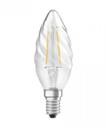 OSRAM E14 LED Kerzenform gedreht FILAMENT klar 2,5W wie 25W warmweiß dekorativ