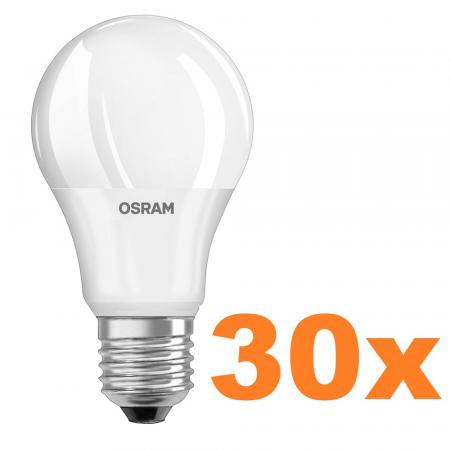 30er Sparpack E27 leistungsstarke OSRAM VALUE CLASSIC A75 LED Lampen matt 10W wie 75W neutralweißes Licht