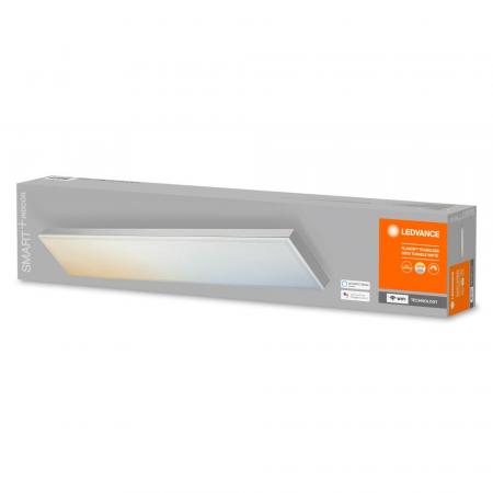 WiFi LED-Panel LEDVANCE SMART+ Tunable White flach in weiss 60x10cm, Sprach- & Appsteuerung