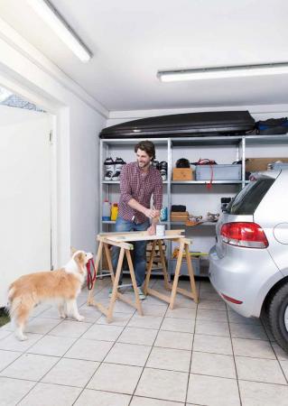 150cm LEDVANCE Damp Proof LED Feuchtraumleuchte 1-flg. 58W mit neutralweißem Arbeitslicht IP65