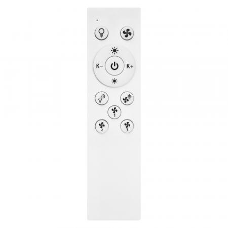 Osram WiFi LED-Deckenventilator mit Tunable White Technik & Fernbedienung in weiß