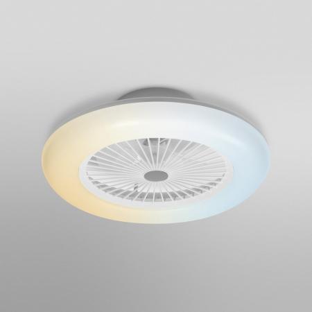 Osram WiFi LED-Deckenventilator mit Tunable White Technik & Fernbedienung in weiß
