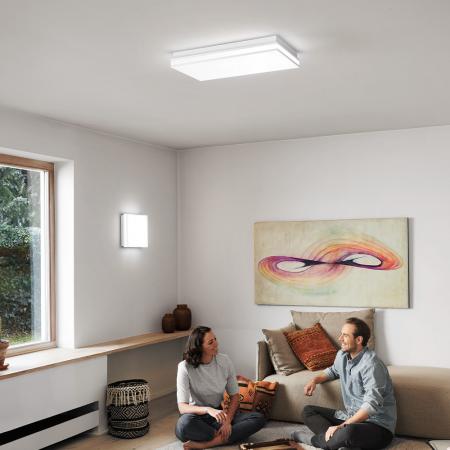 OSRAM SMART+ Matter over Wifi Orbis Magnet 60x30cm - dekorative weiße Deckenleuchte mit Magnetverschluss