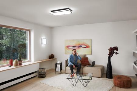 LEDVANCE SMART+ WIFI Orbis Magnet 30 x 30 Deckenleuchte schwarz TW