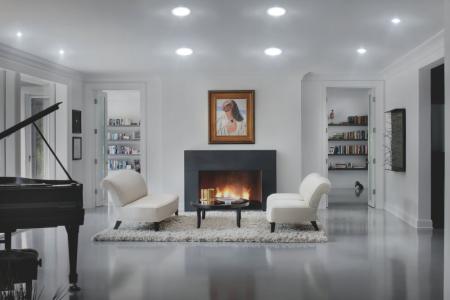 Osram SMART+ Matter Recess Slim Einbauleuchte  85mm Tunable White ultra flach, Einbaudurchmesser 72 mm, Einbautiefe 35 mm