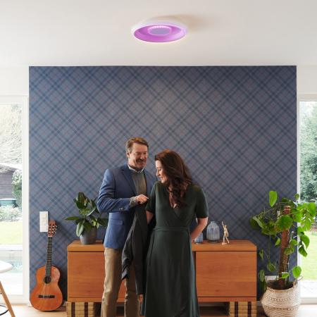 Osram SMART+ Matter WIFI Deckenlampe Orbis Stea 52 cm Deckenlampe RGB Farbwechsel + Tunable White