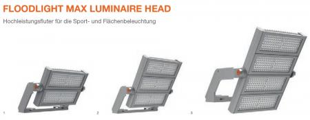 LEDVANCE Floodlight  LED-Scheinwerfer in Weißaluminium 78.000 lm 5700K Tageslicht FL MAX LUM P 600W 757 SYM 10 WAL