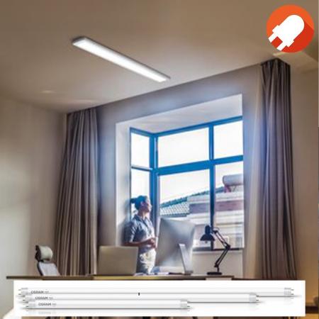 LEDVANCE LED-Röhre T8 G13 600 mm 6,3 W 865 1100 lm 6500 K Tageslichtweiß für KVG/VVG und 230 V inkl. Ersatzstarter