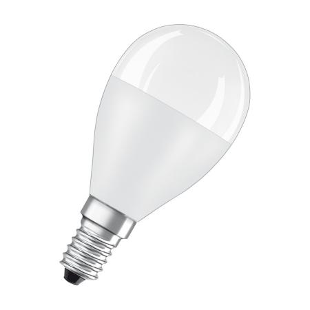 12er Sparpack OSRAM E14 LED Lampe in Tropfenform matt 7W wie 60W warmweißes Licht 3000K