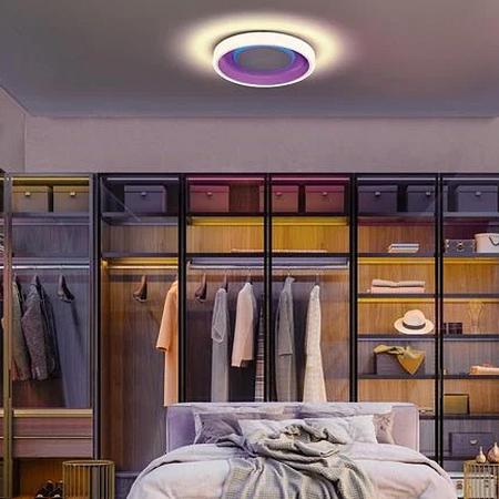 LEDVANCE WiFi Smart+ WiFi Orbis Claria 49cm Deckenleuchte mit RGB Farbwechselmodus