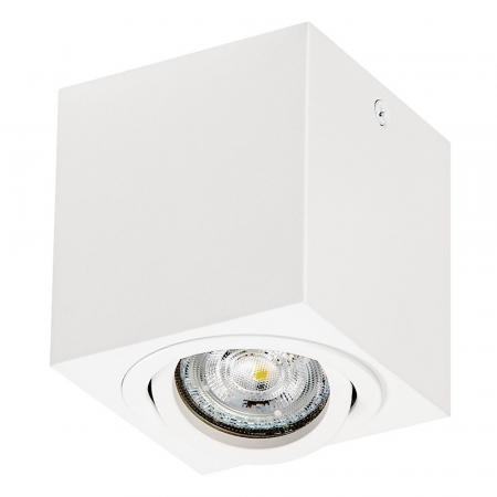 OSRAM Spot Surface Square GU10 Schwenkbarer Deckenstrahler in Weiß aus Metall