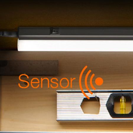120cm schlanke OSRAM LED Sensor Batten 14W 3000K Unterbauleuchte