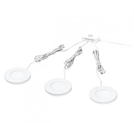 LEDVANCE Undercabinet Spot Magnet 75mm 8.5W 3000K Spotleuchten für Unterschrankbeleuchtung warmweißes Licht