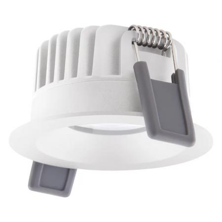 OSRAM SPOT FIX SP FIX P 8W 930 PS DIM IP44 WT – LED Einbaustrahler 3000 K, 680 lm, CRI 90 - Einbaudurchmesser von 68 mm