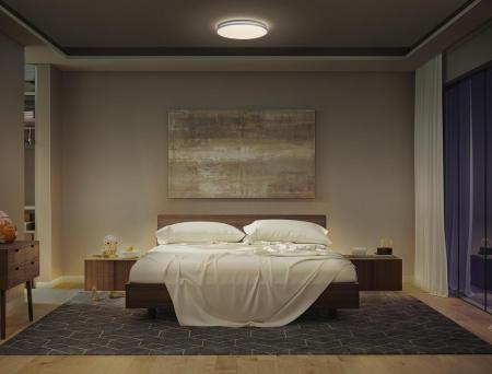 LEDVANCE ORBIS DUBLIN LED-Deckenleuchte 36W 2800lm 3000K warmweiß Ø487mm Silber