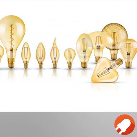 OSRAM E27 LED VINTAGE Spiral Filament Globe 80 GOLD 4,9W wie 40W dimmbar extra warmweiß 90Ra