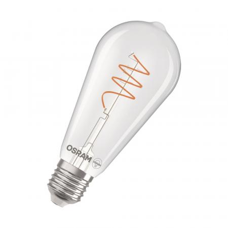 OSRAM LED E27 Glühlampe Edison Spiral 3,4W wie 40W warmweiß