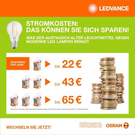 6er Sparset Osram GU10 PAR16 LED Strahler STAR besonders effizient 100° 3,3W wie 65W 4000K neutralweißes Licht - Sehr gute Energieeffizienz
