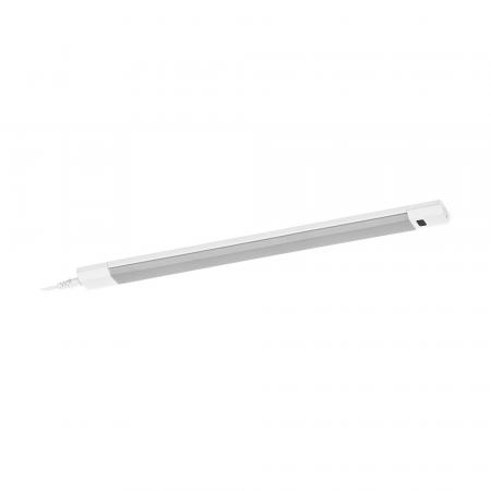 50cm LEDVANCE Linear Edge Sensor Unterbauleuchte mit RGBW dimmbar, 8 W, 3000 K, warmweiß, weißes Aluminium, IP20, mit Fernbedienung