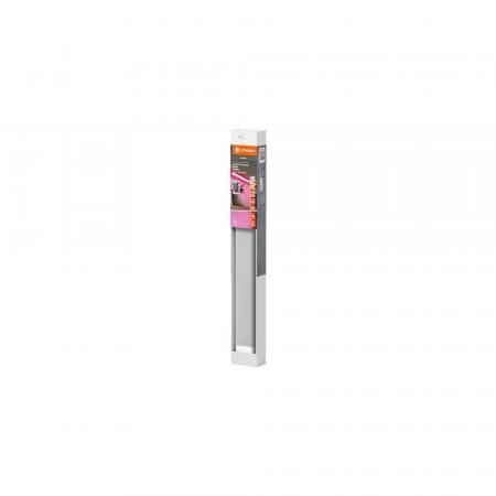 50cm LEDVANCE Linear Edge Sensor Unterbauleuchte mit RGBW dimmbar, 8 W, 3000 K, warmweiß, weißes Aluminium, IP20, mit Fernbedienung