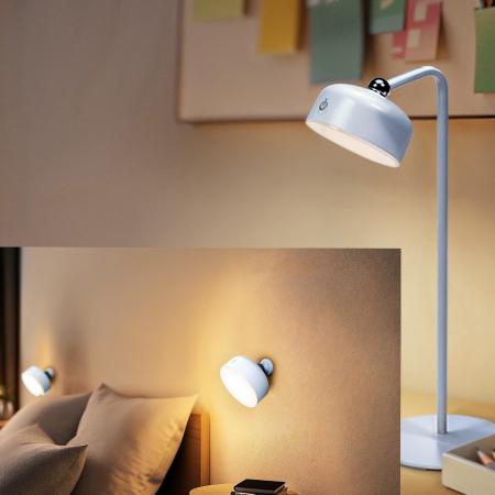 OSRAM  Decor Helper Gadget 830 USB - LED-Leuchte mit USB-Akku, 3000 K, Touch-DIM, magnetischer Wandhalterung, als Tischleuchte, Klemmleuchte oder Nachtlicht flexibel einsetzbar