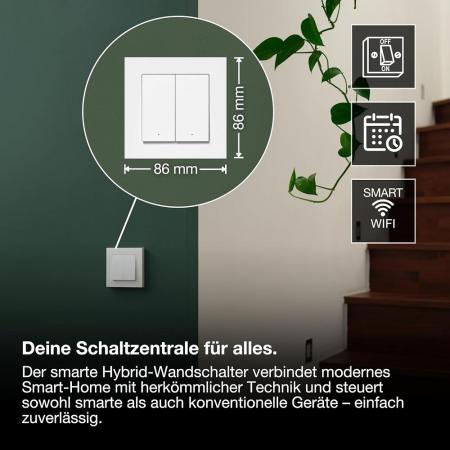 OSRAM SMART+ WIFI MATTER WALL SWITCH 2 Channel - Schalter
