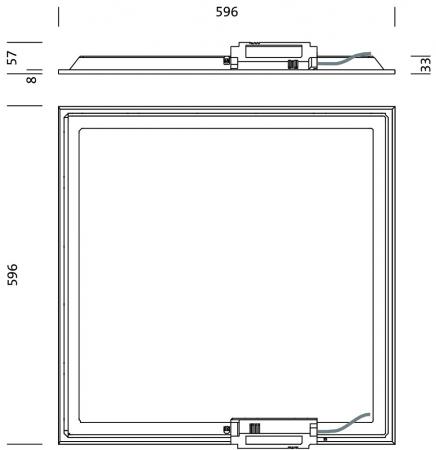 Siteco Apollon 41 Office LED-Panel M600 3000K 35W 3550 Lumen
