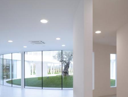 Siteco Lunis 41 flache LED Einbauleuchte Lichtfarbe 830/840, DALI 2, EIN/AUS Multilumen Einbau ø20cm 2450lm